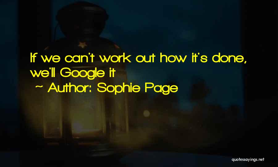 We'll Work It Out Quotes By Sophie Page