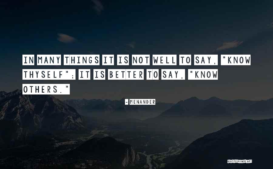 Wells Quotes By Menander Wells Quotes By Menander
