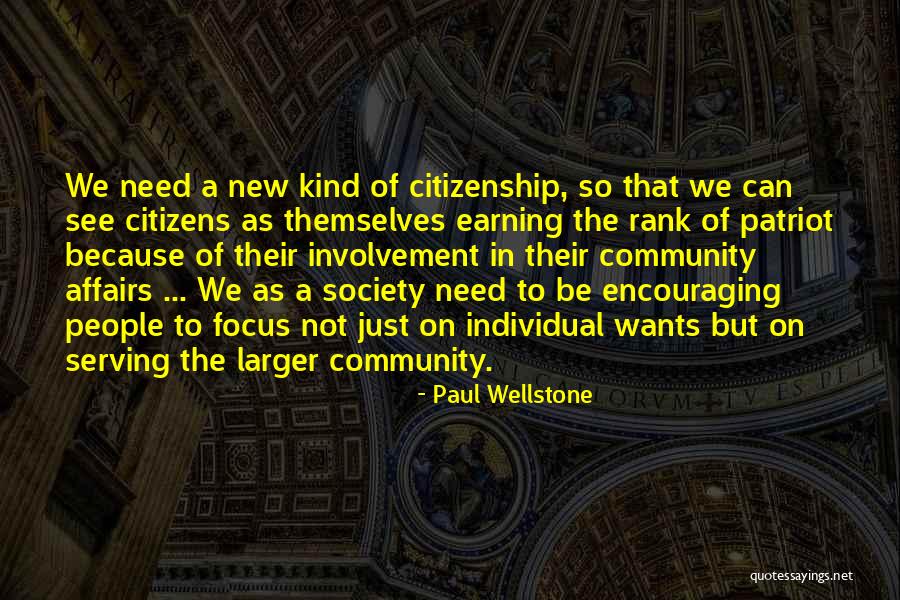 Wellstone Quotes By Paul Wellstone