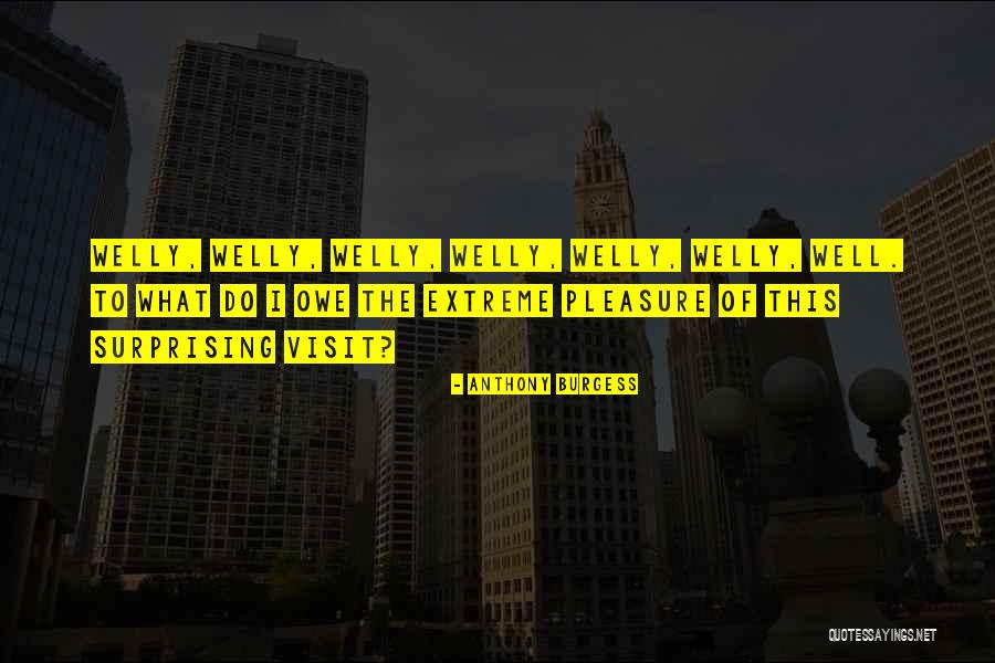 Welly Quotes By Anthony Burgess Welly Quotes By Anthony Burgess