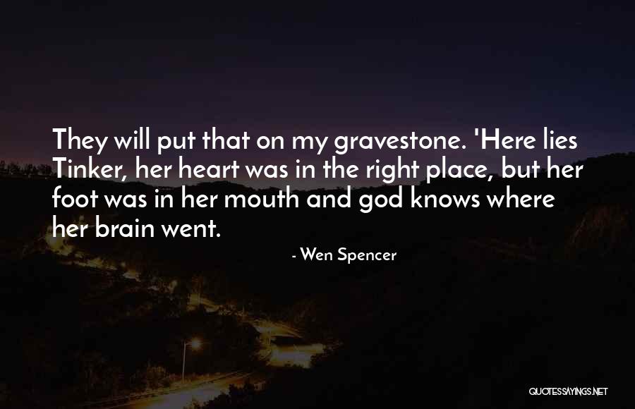 Wen Spencer Quotes 406234 Wen Spencer Quotes 406234