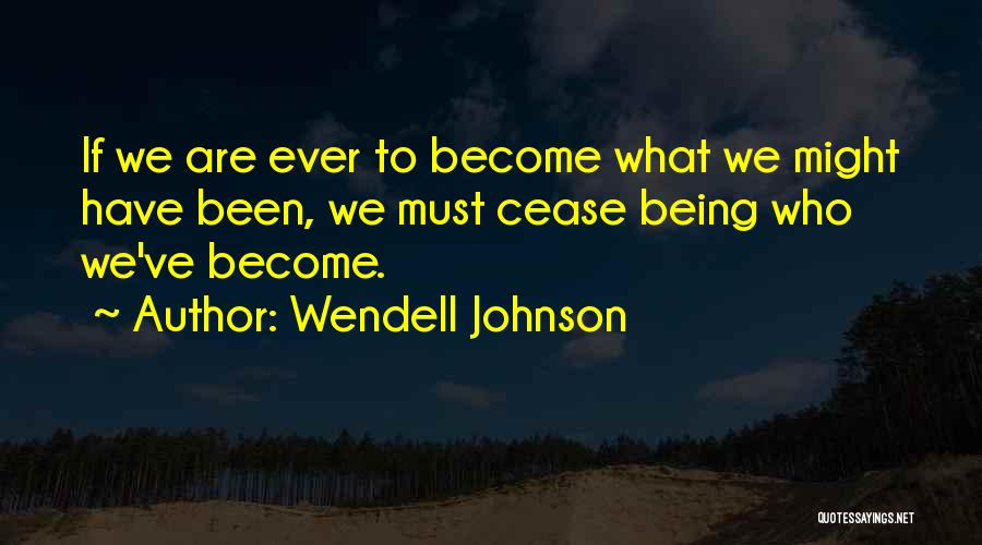 Wendell Johnson Quotes 299252