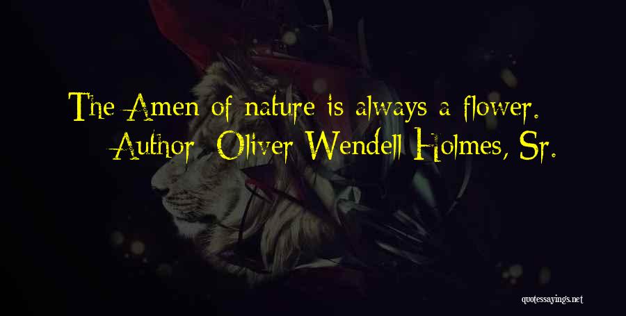 Wendell Quotes By Oliver Wendell Holmes, Sr.