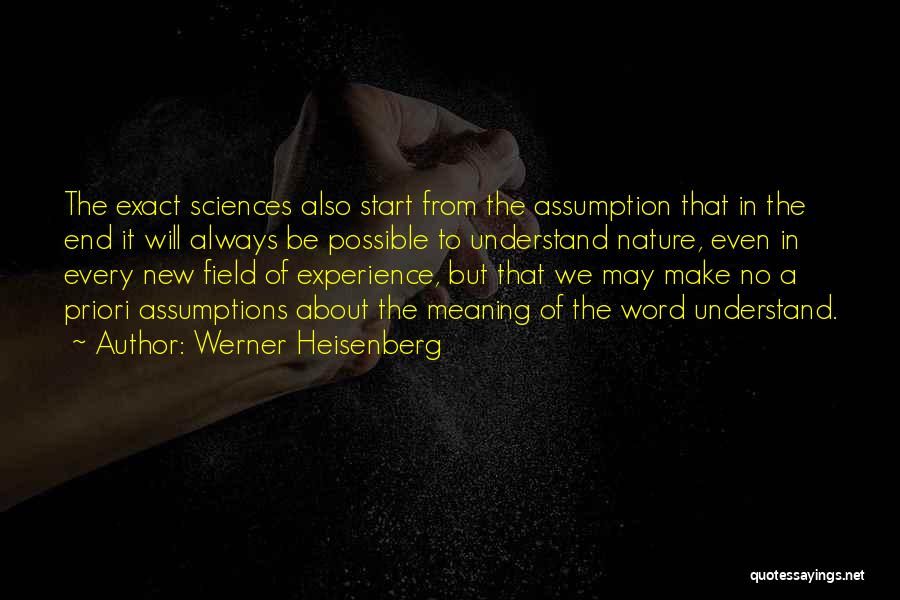 Wendy Altman Quotes By Werner Heisenberg