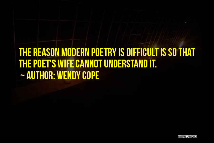 Wendy Cope Quotes 193390