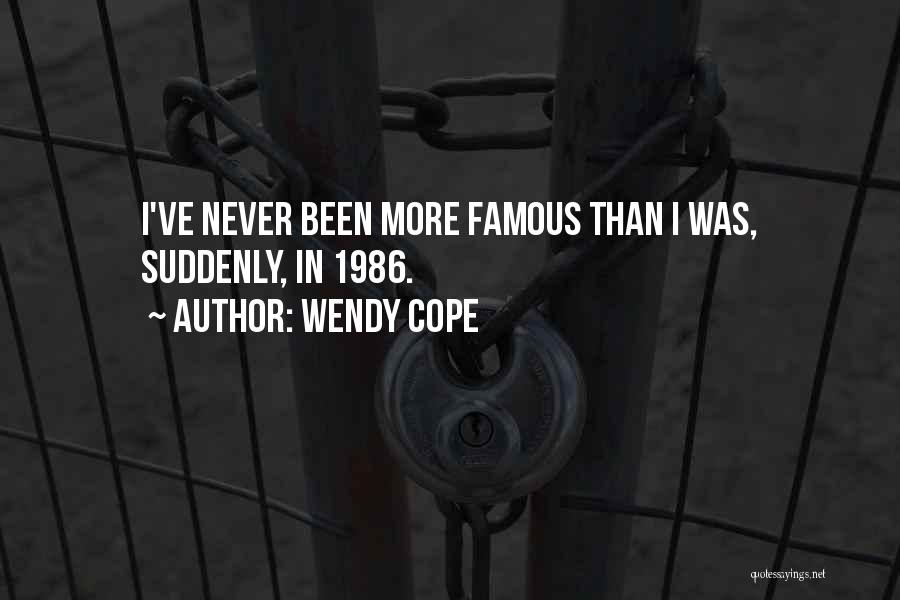 Wendy Cope Quotes 341837