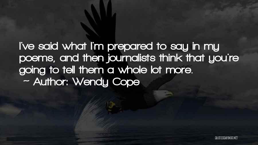 Wendy Cope Quotes 396361