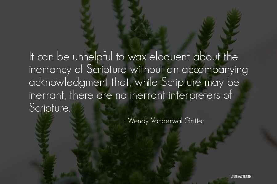 Wendy Vanderwal-Gritter Quotes 956575