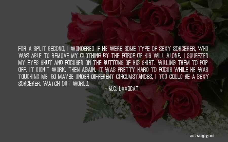 Weniger Finger Quotes By M.C. Lavocat Weniger Finger Quotes By M.C. Lavocat