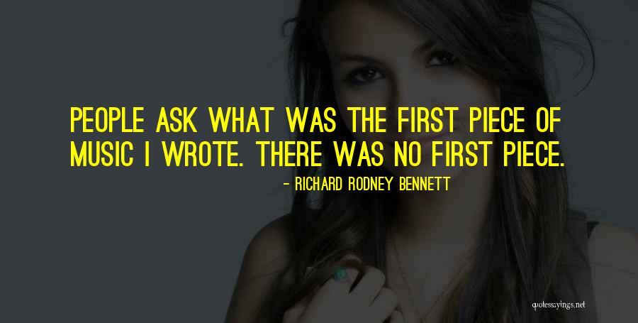 Wenske Sven Quotes By Richard Rodney Bennett Wenske Sven Quotes By Richard Rodney Bennett