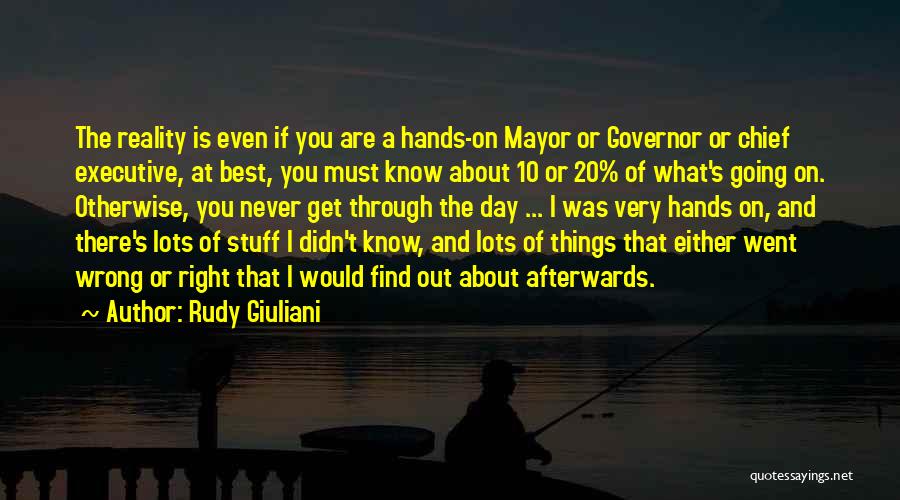 Went Through Things Quotes By Rudy Giuliani