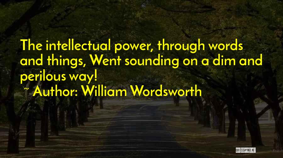 Went Through Things Quotes By William Wordsworth