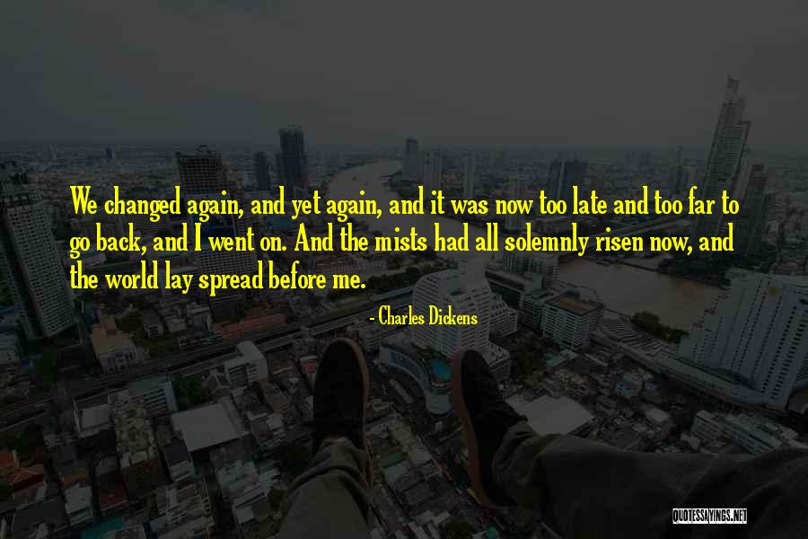 Went Too Far Quotes By Charles Dickens