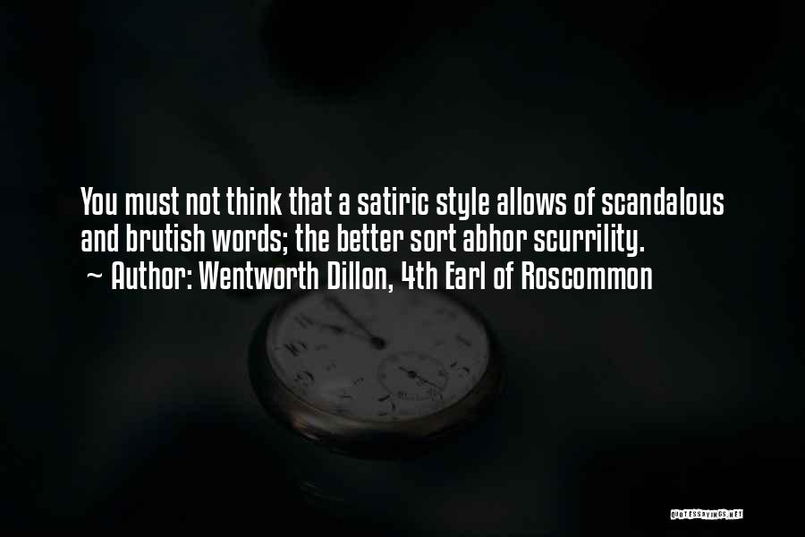 Wentworth Dillon, 4th Earl Of Roscommon Quotes 1727661