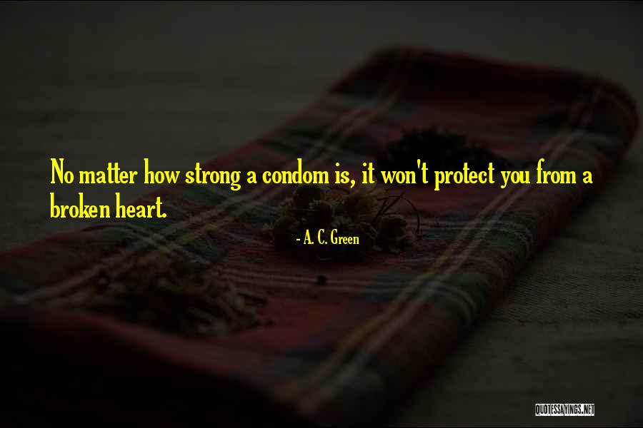 Were A Condom Quotes By A. C. Green Were A Condom Quotes By A. C. Green