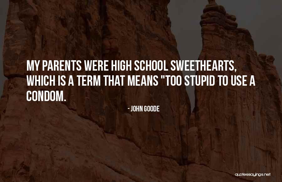 Were A Condom Quotes By John Goode Were A Condom Quotes By John Goode