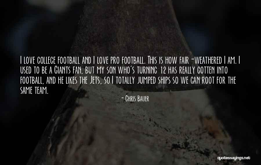 We're A Team Love Quotes By Chris Bauer We're A Team Love Quotes By Chris Bauer