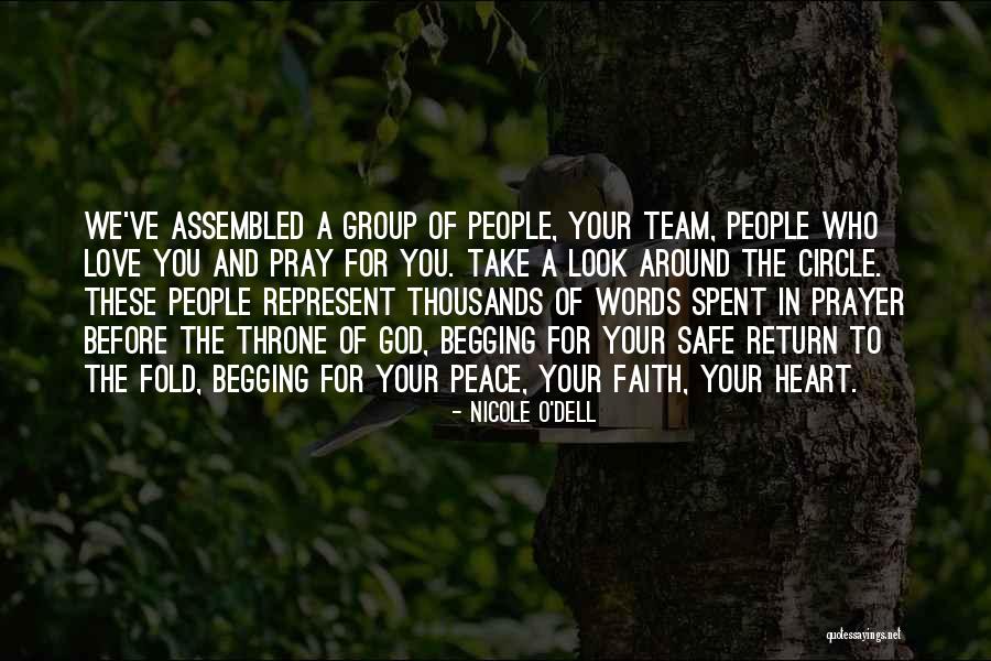 We're A Team Love Quotes By Nicole O'Dell