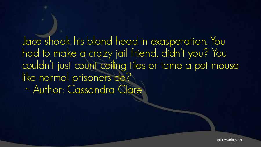 Were Crazy Best Friend Quotes By Cassandra Clare