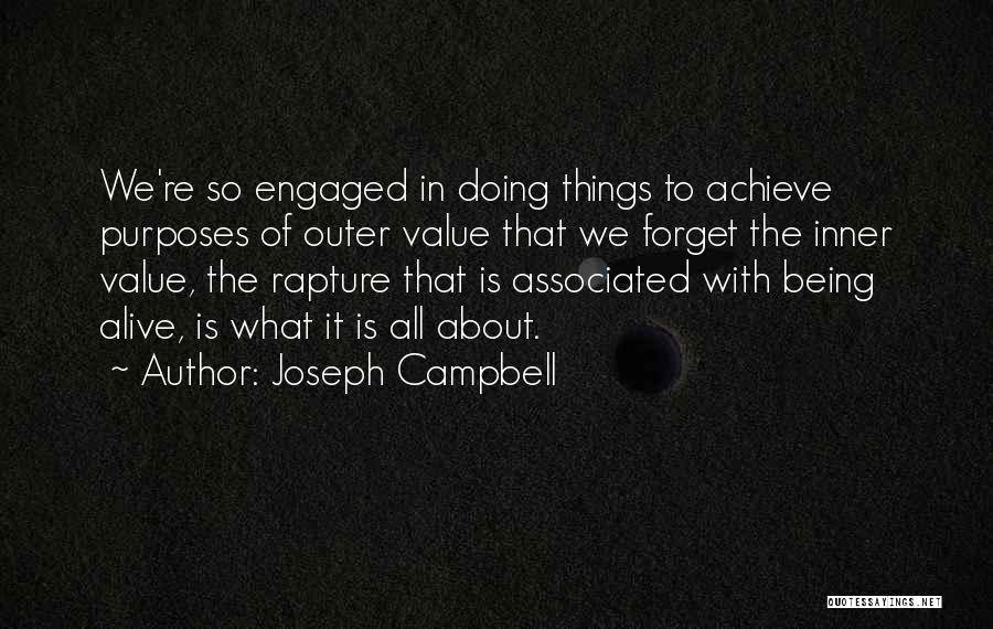 We're Engaged Quotes By Joseph Campbell
