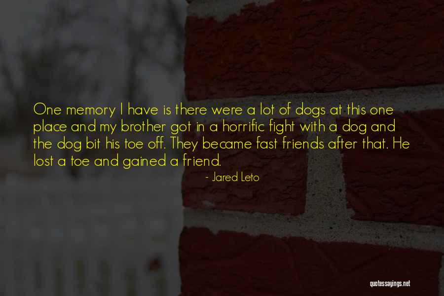 Were Friends Quotes By Jared Leto Were Friends Quotes By Jared Leto
