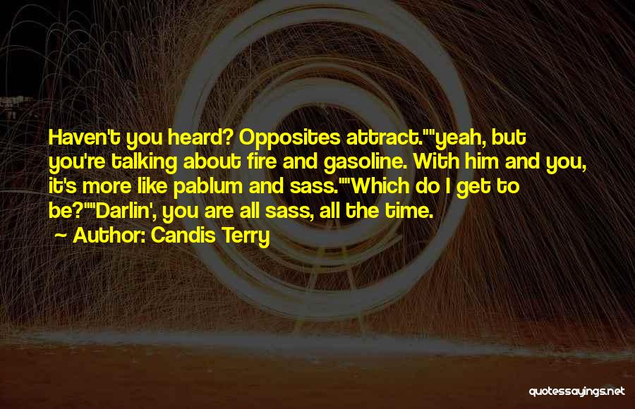 Were Like Fire And Gasoline Quotes By Candis Terry