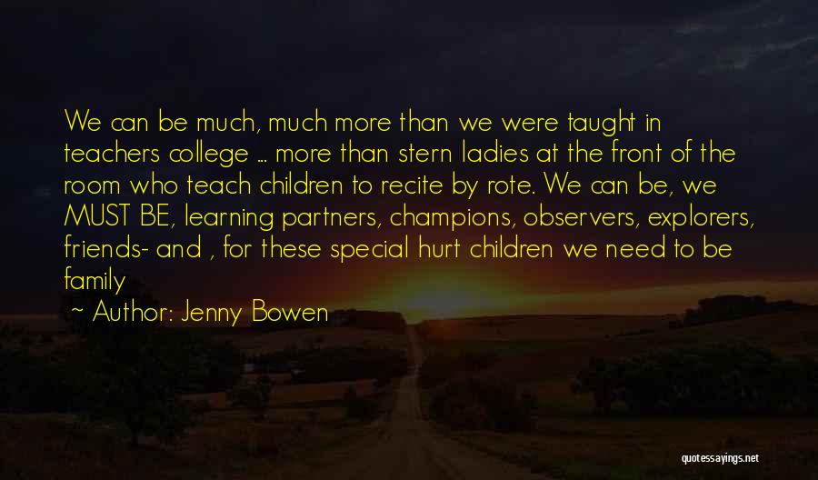 Were More Than Friends Quotes By Jenny Bowen