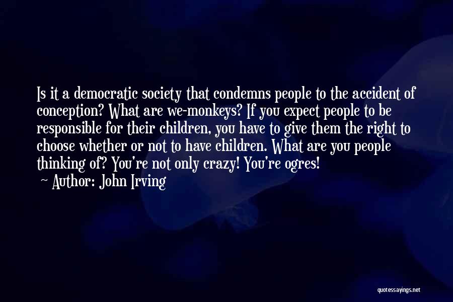 We're Not Crazy Quotes By John Irving