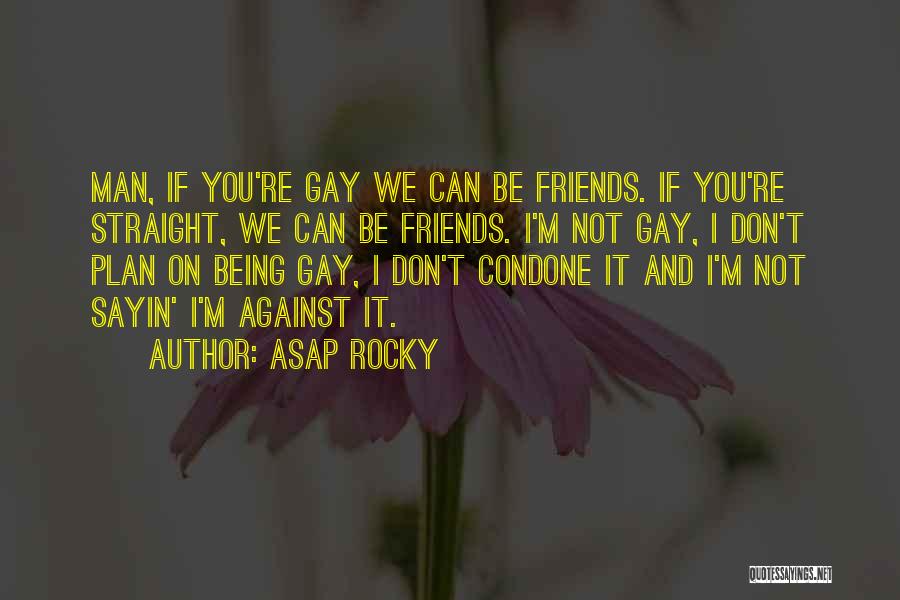 We're Not Friends Quotes By ASAP Rocky