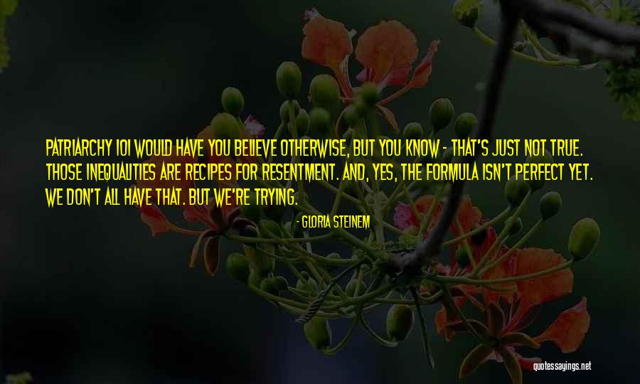 We're Not Perfect But Quotes By Gloria Steinem We're Not Perfect But Quotes By Gloria Steinem
