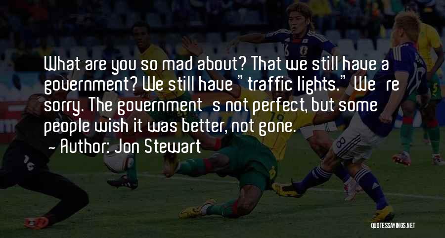 We're Not Perfect But Quotes By Jon Stewart
