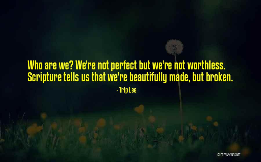 We're Not Perfect But Quotes By Trip Lee