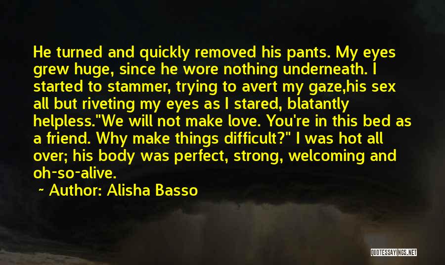 We're Not Perfect Love Quotes By Alisha Basso