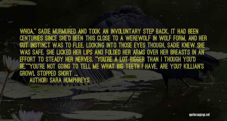 Werewolves And Vampires Quotes By Sara Humphreys