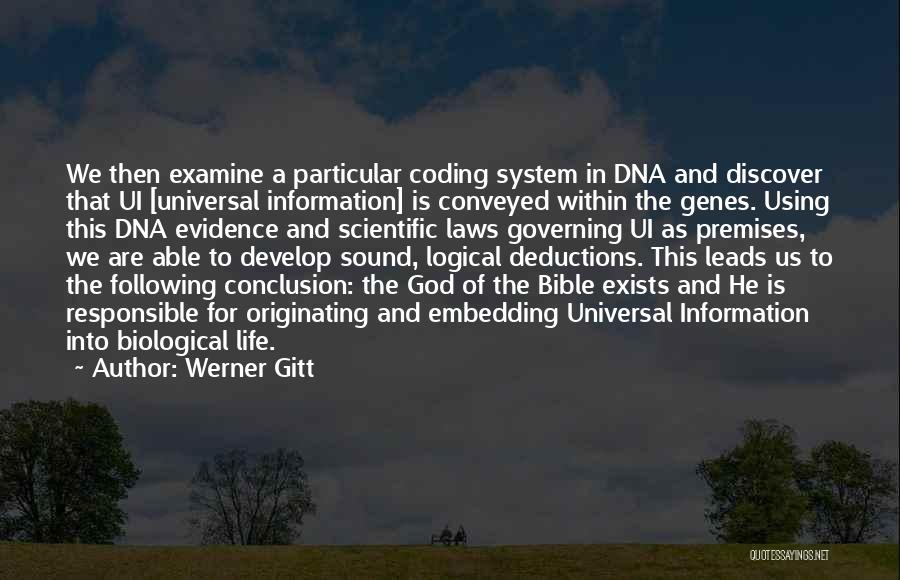 Werner Gitt Quotes 1090611