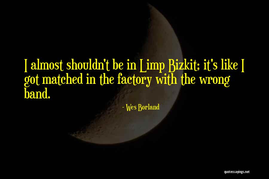 Wes Borland Quotes 817542 Wes Borland Quotes 817542