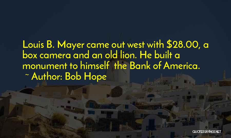 West Bank Quotes By Bob Hope