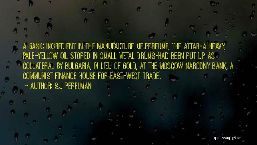 West Bank Quotes By S.J Perelman
