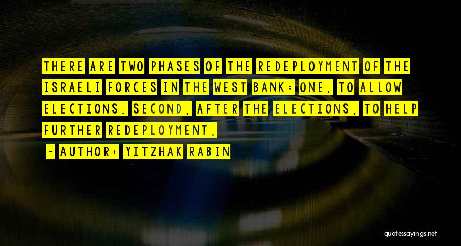 West Bank Quotes By Yitzhak Rabin