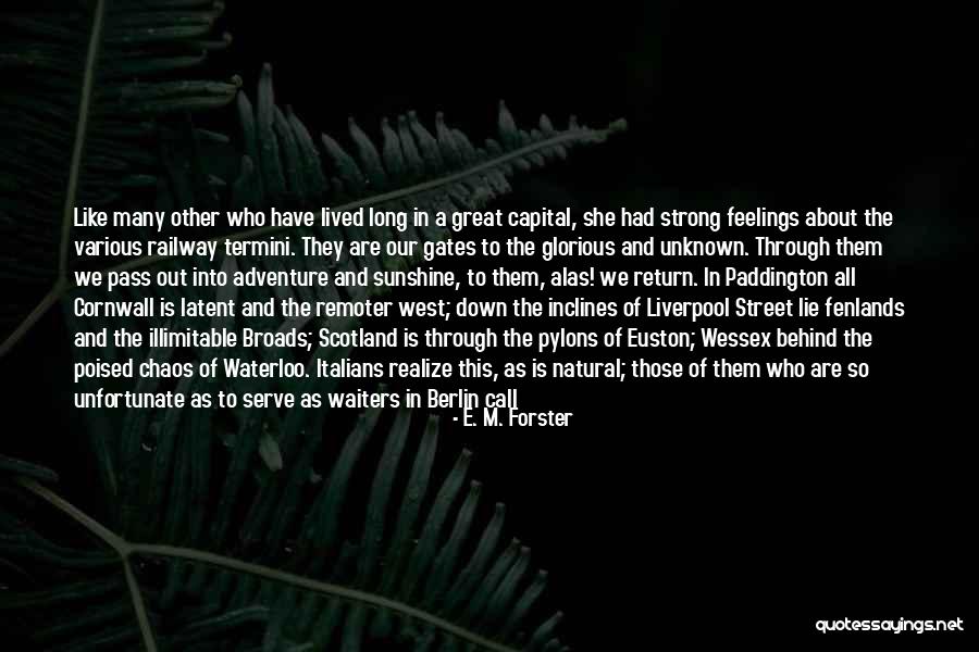 West Of Scotland Quotes By E. M. Forster
