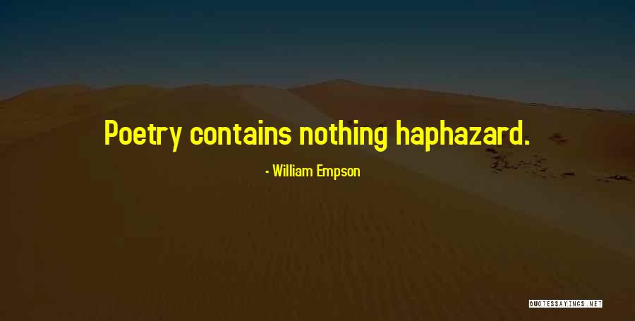 Westerburg High Quotes By William Empson