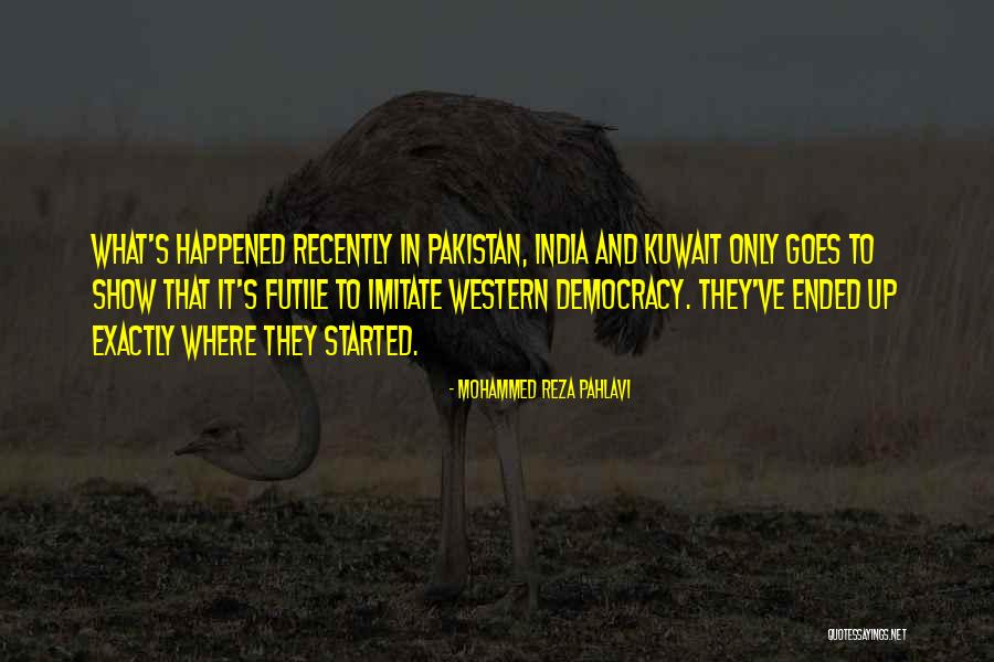 Western Democracy Quotes By Mohammed Reza Pahlavi Western Democracy Quotes By Mohammed Reza Pahlavi