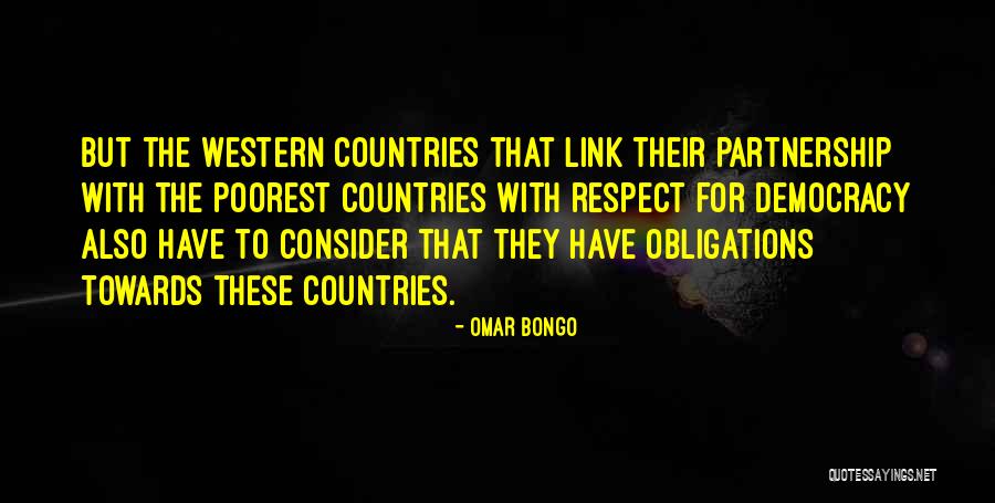 Western Democracy Quotes By Omar Bongo Western Democracy Quotes By Omar Bongo