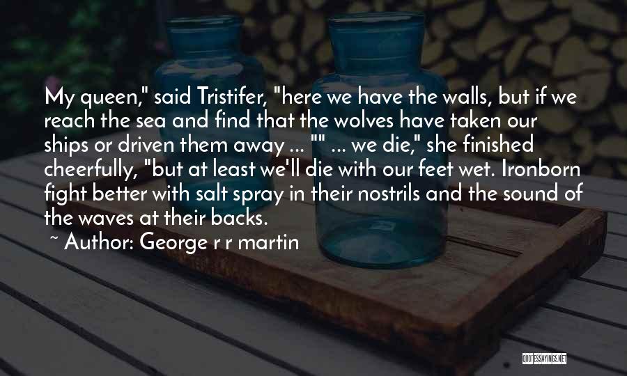 Wet Feet Quotes By George R R Martin