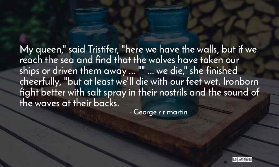 Wet Feet Quotes By George R R Martin