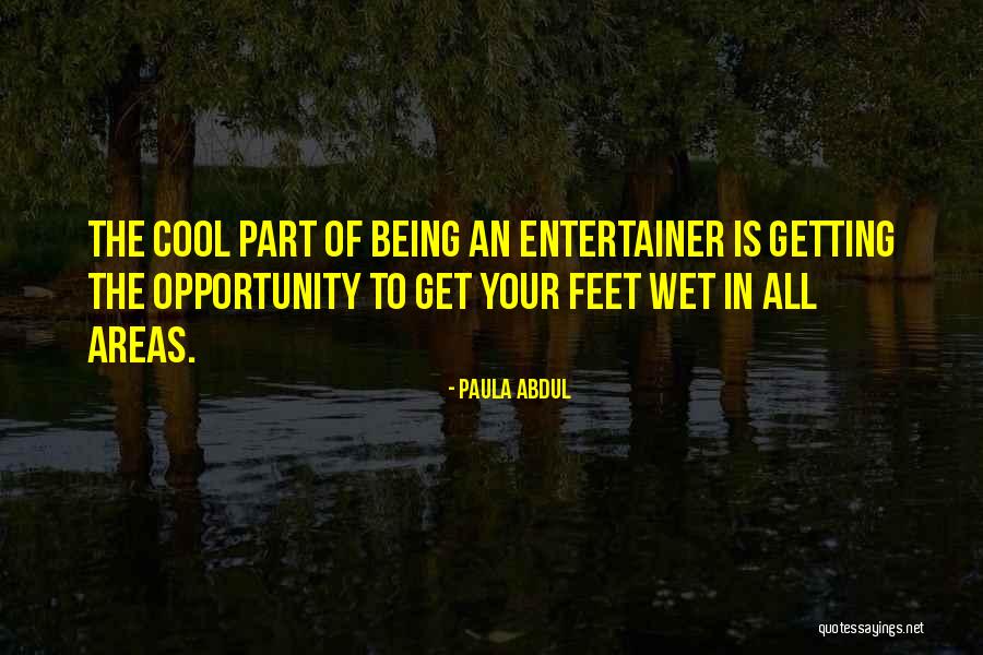 Wet Feet Quotes By Paula Abdul