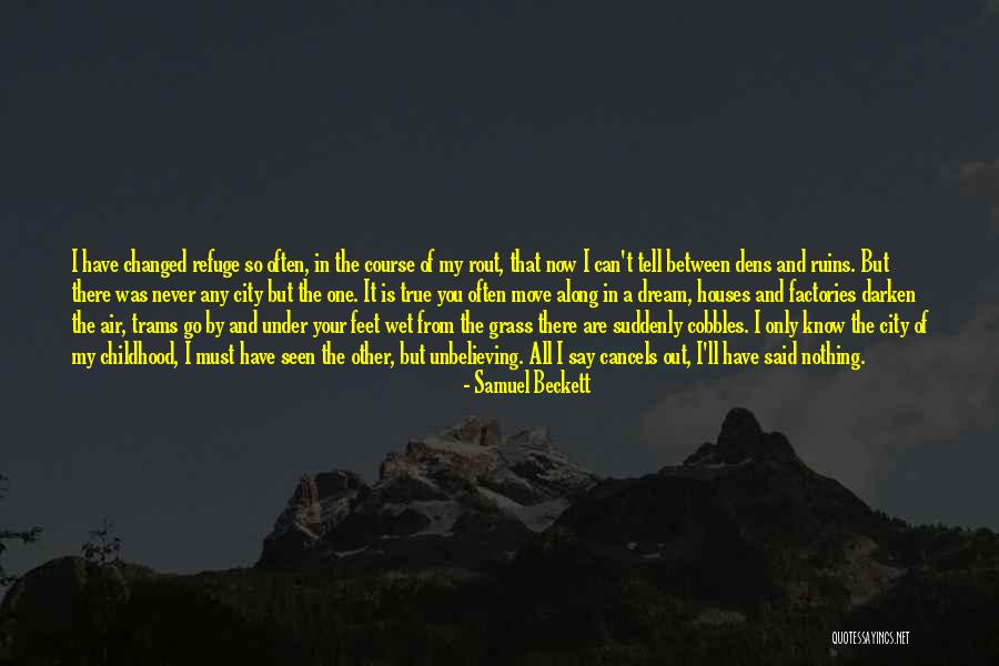 Wet Feet Quotes By Samuel Beckett