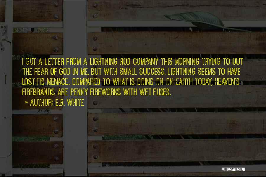 Wet Morning Quotes By E.B. White