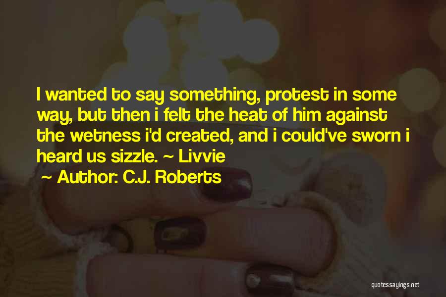 Wetness Quotes By C.J. Roberts