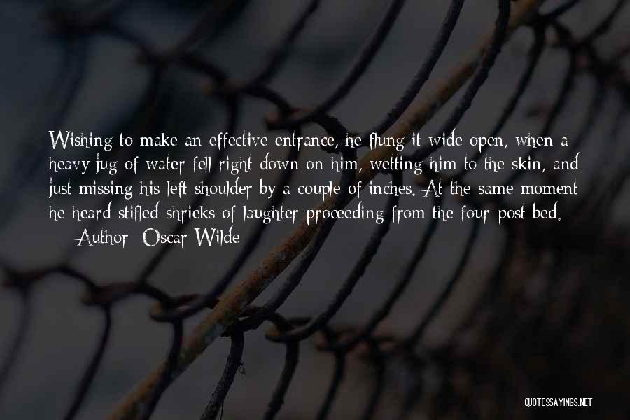 Wetting The Bed Quotes By Oscar Wilde